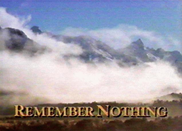 Remember Nothing